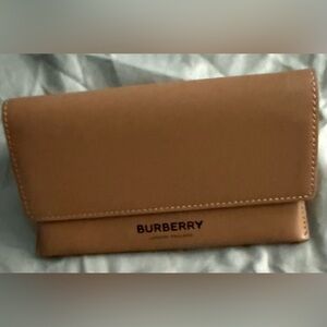 Burberry Brown Leather sunglasses case